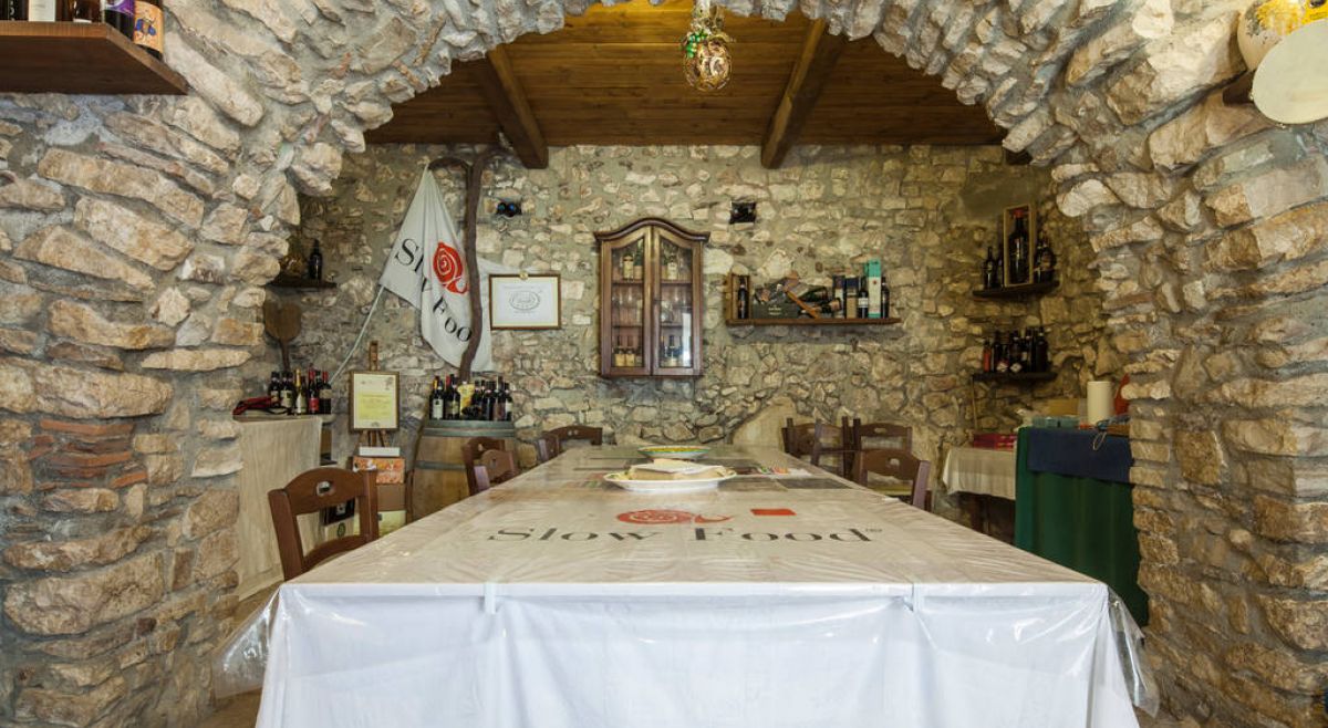 La sala degustazione